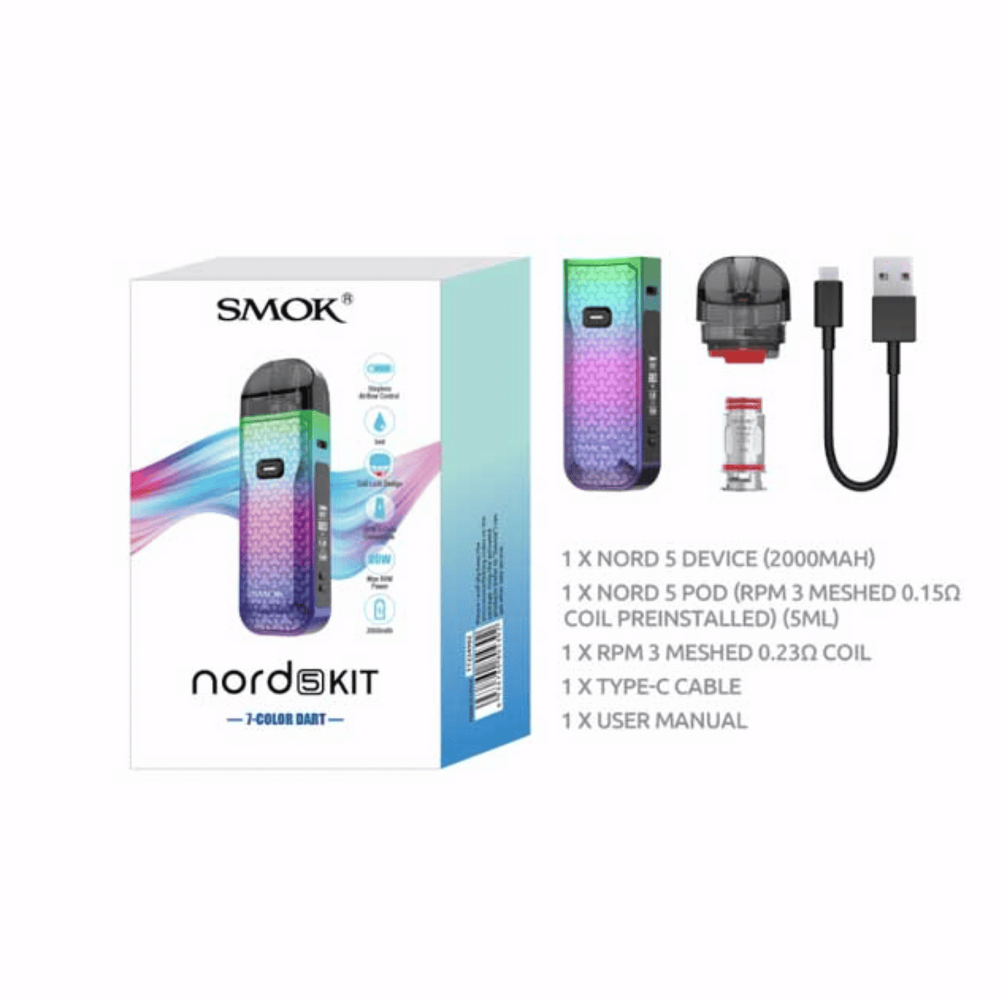 NORD 5 (80W) KIT - FLUID BLACK GREY