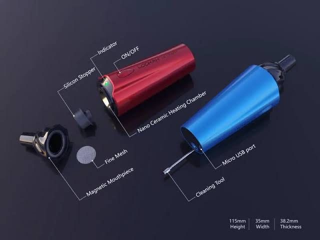 ICE CREAM DRY HERB VAPORIZER - RED