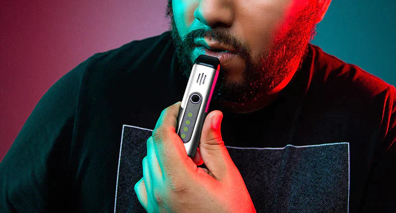 WULF FLORA DRY HERB VAPORIZER - BLACK GREEN
