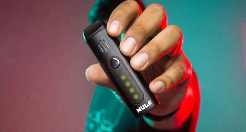 WULF FLORA DRY HERB VAPORIZER - BLACK GREEN