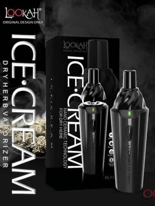 ICE CREAM DRY HERB VAPORIZER - BLACK